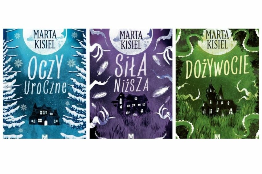 Dożywocie - Marta Kisiel. Polska seria łącząca fantasy z powieścią obyczajową.